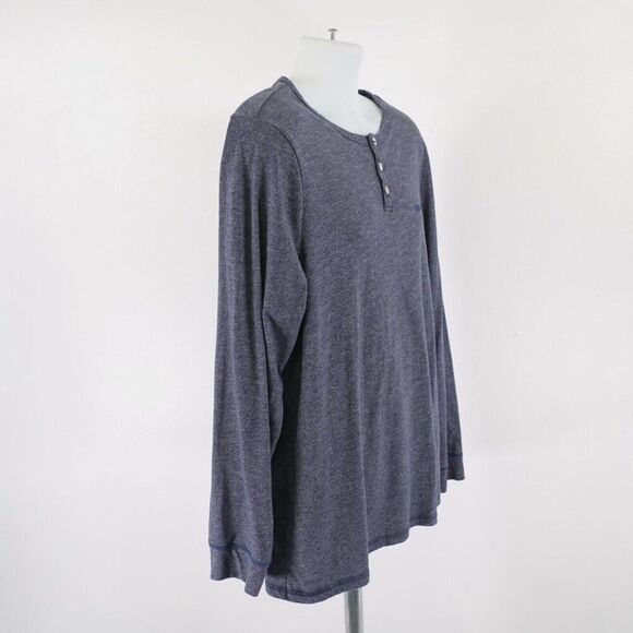 Ted Baker Henley Long Sleeve T-Shirt Gray Large London Dressed To Chill - Picture 7 of 9